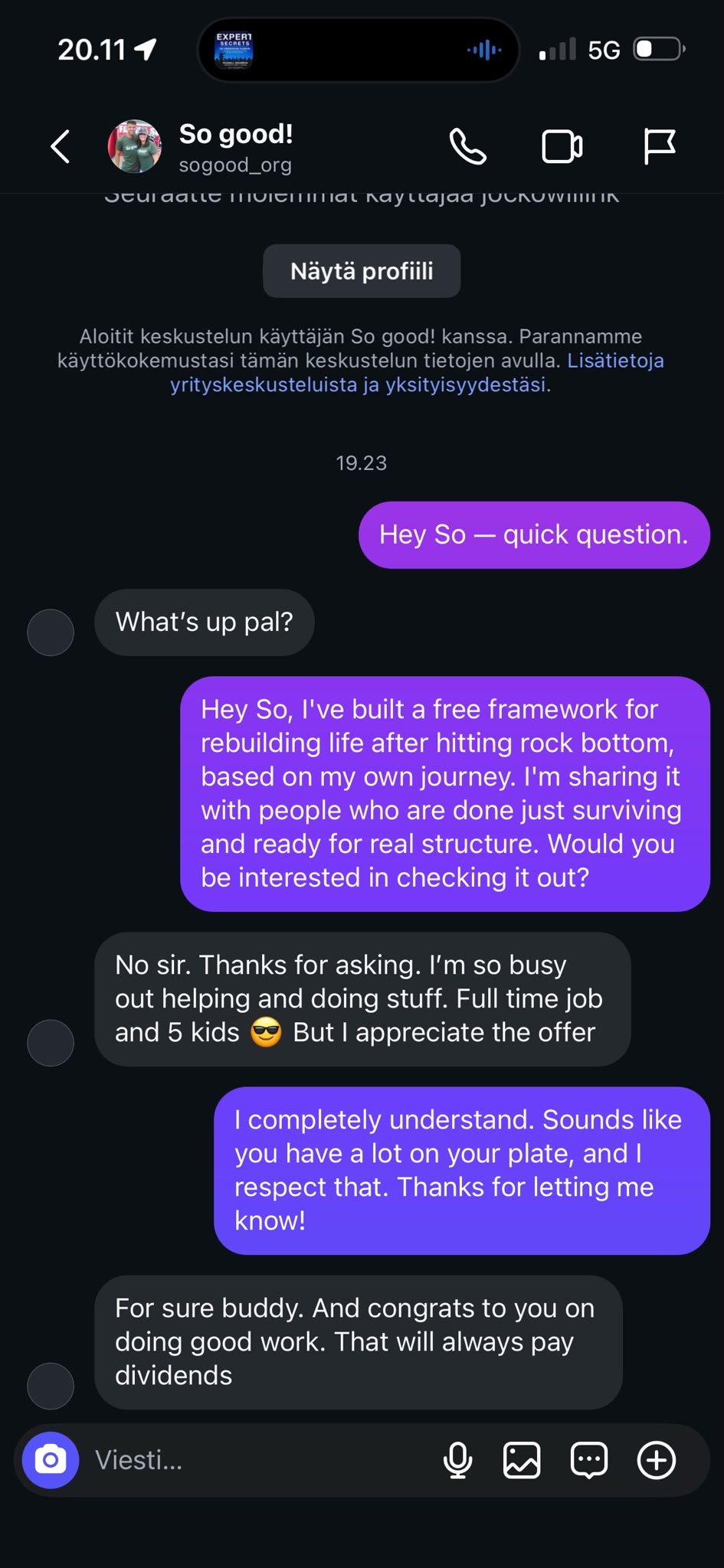 Lead engaged and asking questions